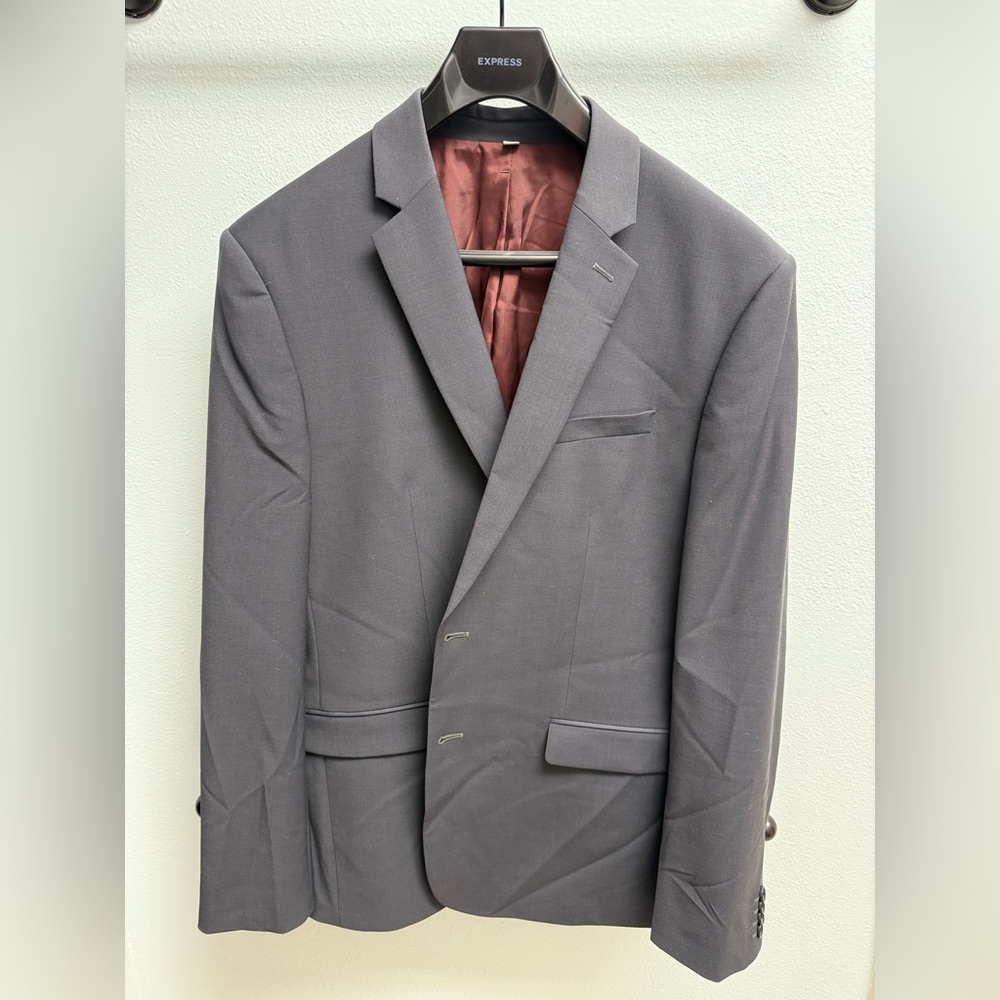 Express Charcoal Men's Suit Jacket
